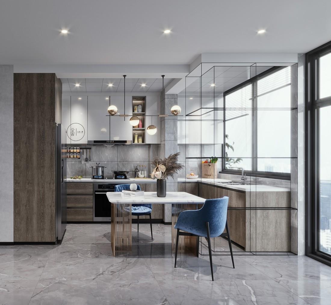 
三舍设计-200㎡夏风 -2