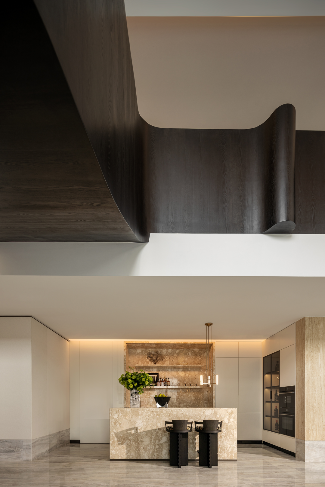 奥迅X新作｜流动艺术馆一826㎡顶层复式豪宅设计-58