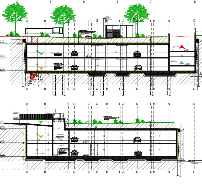 Garaža Banovina地下停车场丨诺维萨德丨Inobačka d.o.o.-63