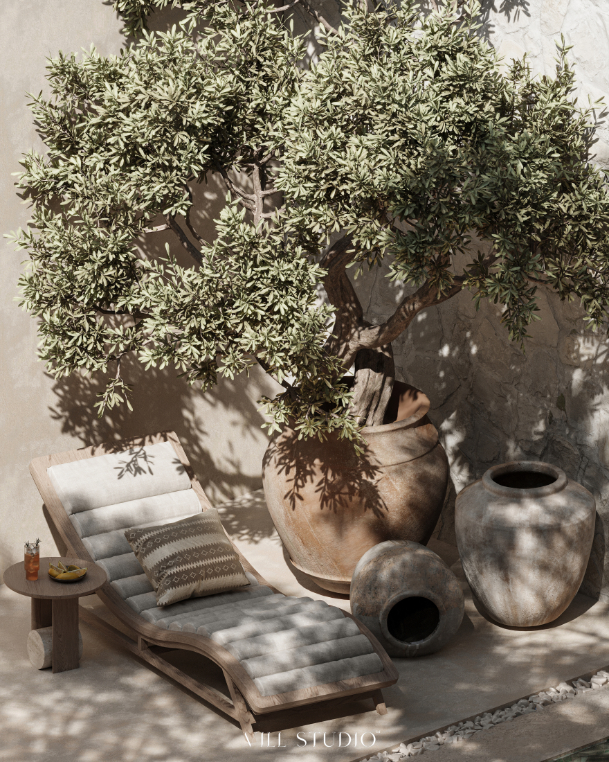 沙特阿拉伯别墅花园景观设计丨沙特阿拉伯丨Vill Studio™-8