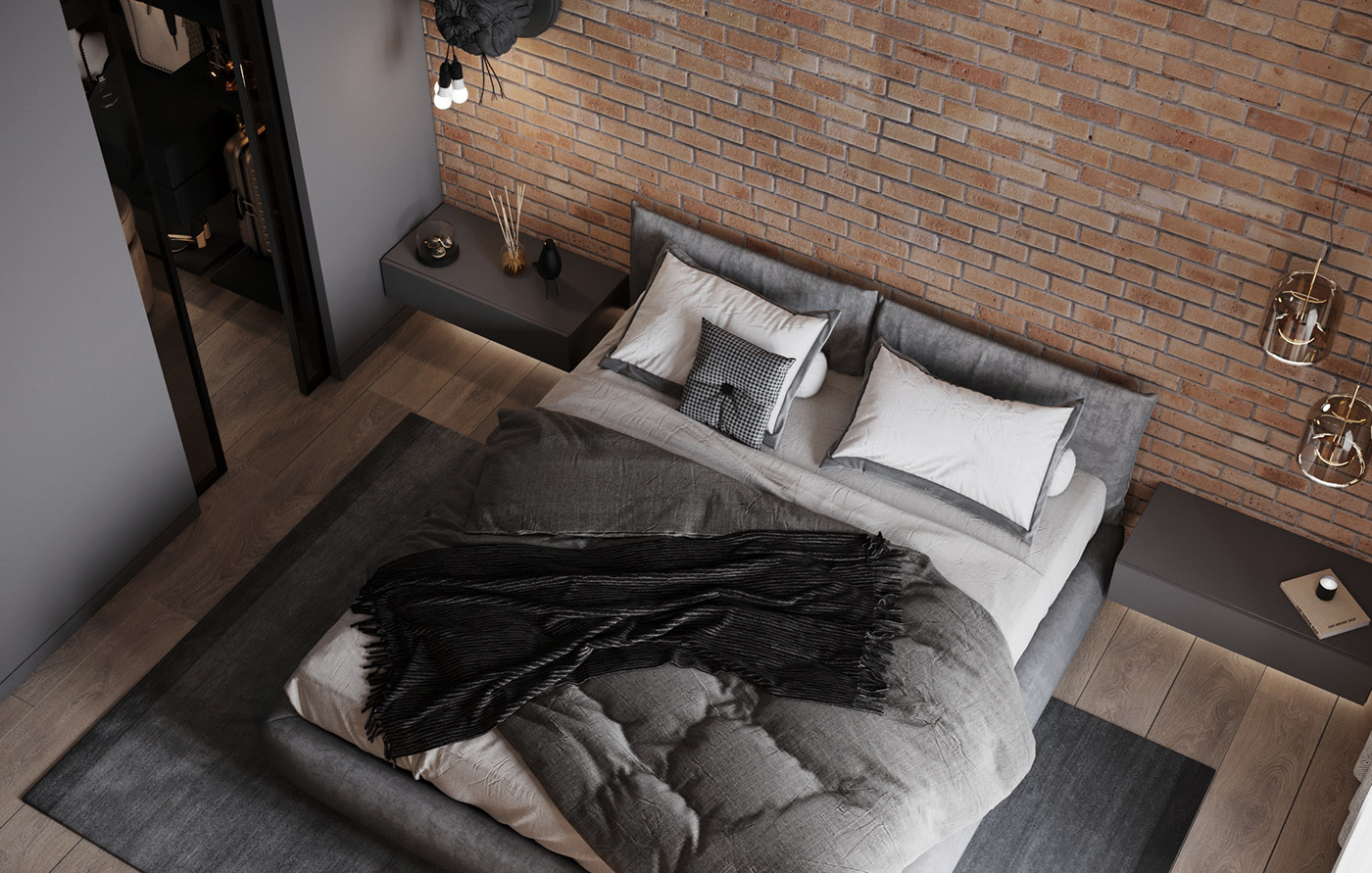 原木与灰色 打造舒适温暖的居住空间                     -18