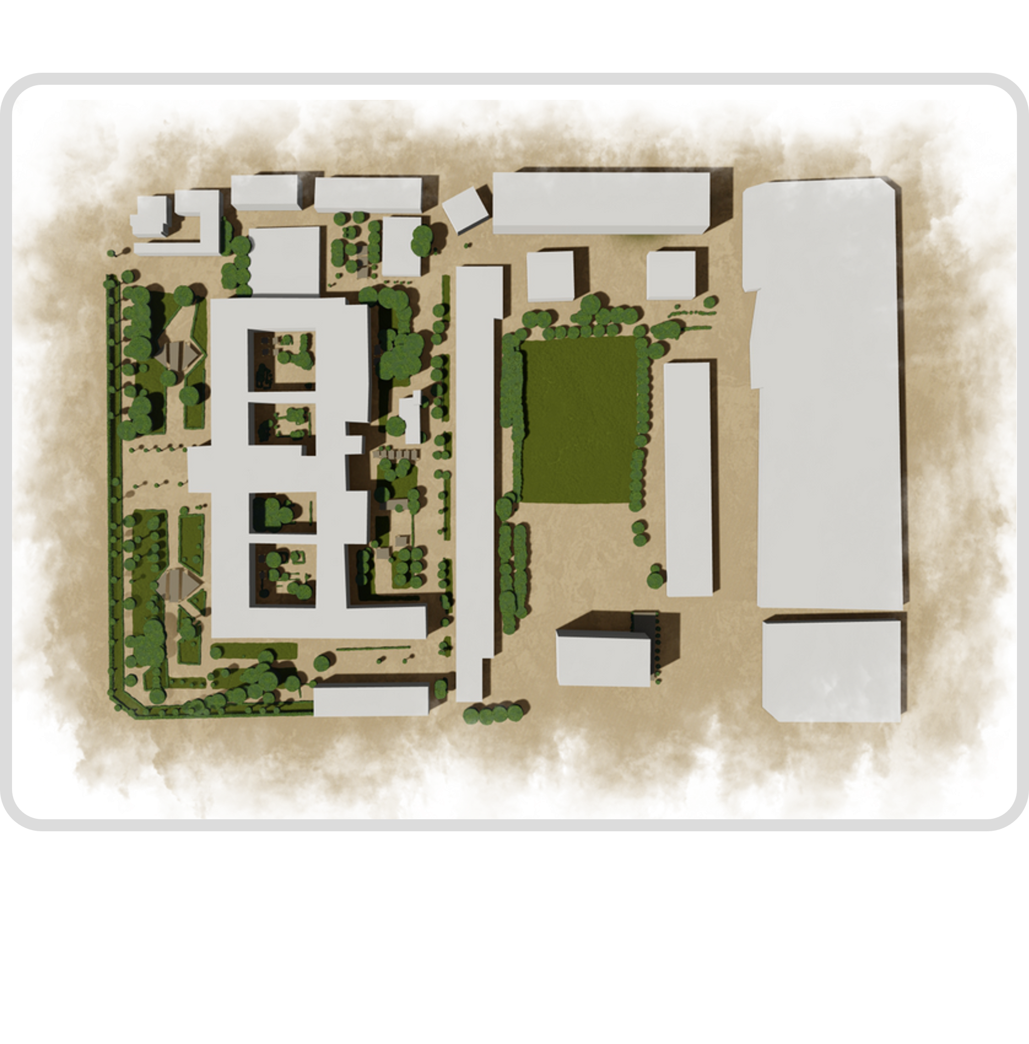 Retrofitting Outdoor Spaces（ASU 校园）丨Ain Shams 大学工程学院城市设计与规划系-11