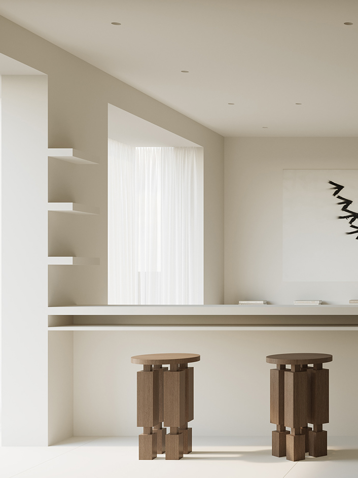 120㎡ 纯净极简的家-9