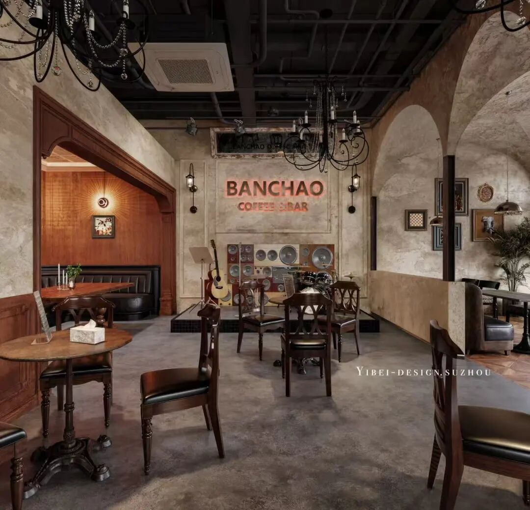 砖瓦之间,昼夜共生 咖啡店丨YIBEI DESIGN SUZHOU-6