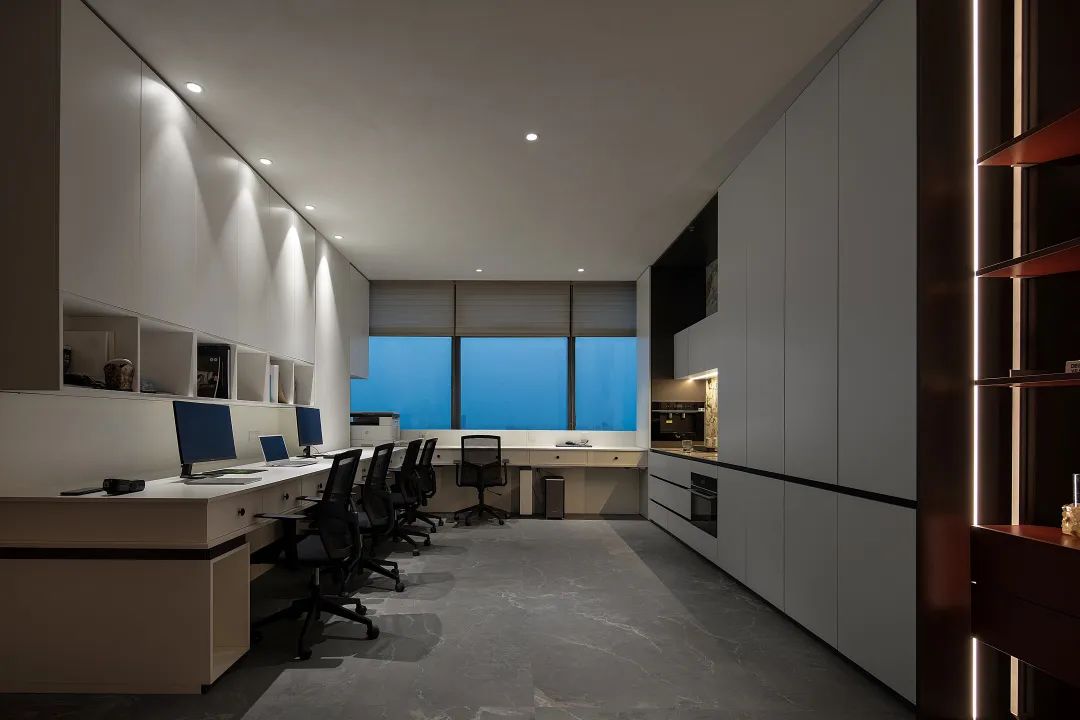 黑白灰空间设计办公室丨中国合肥-39