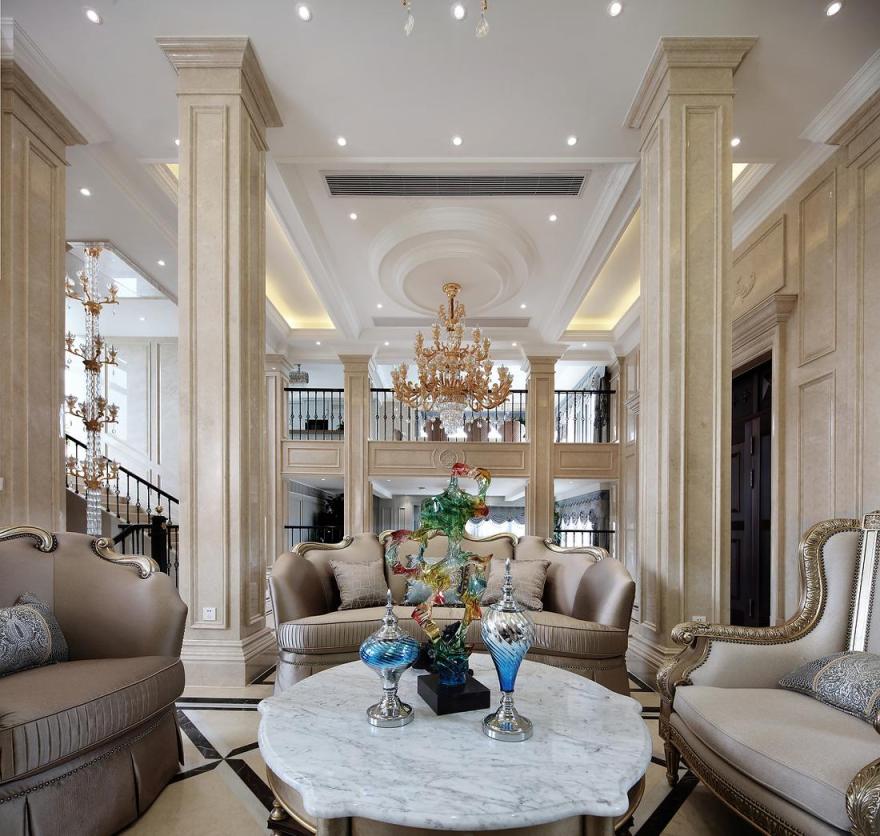 欧式顶楼与楼层改造丨唯米设计-56