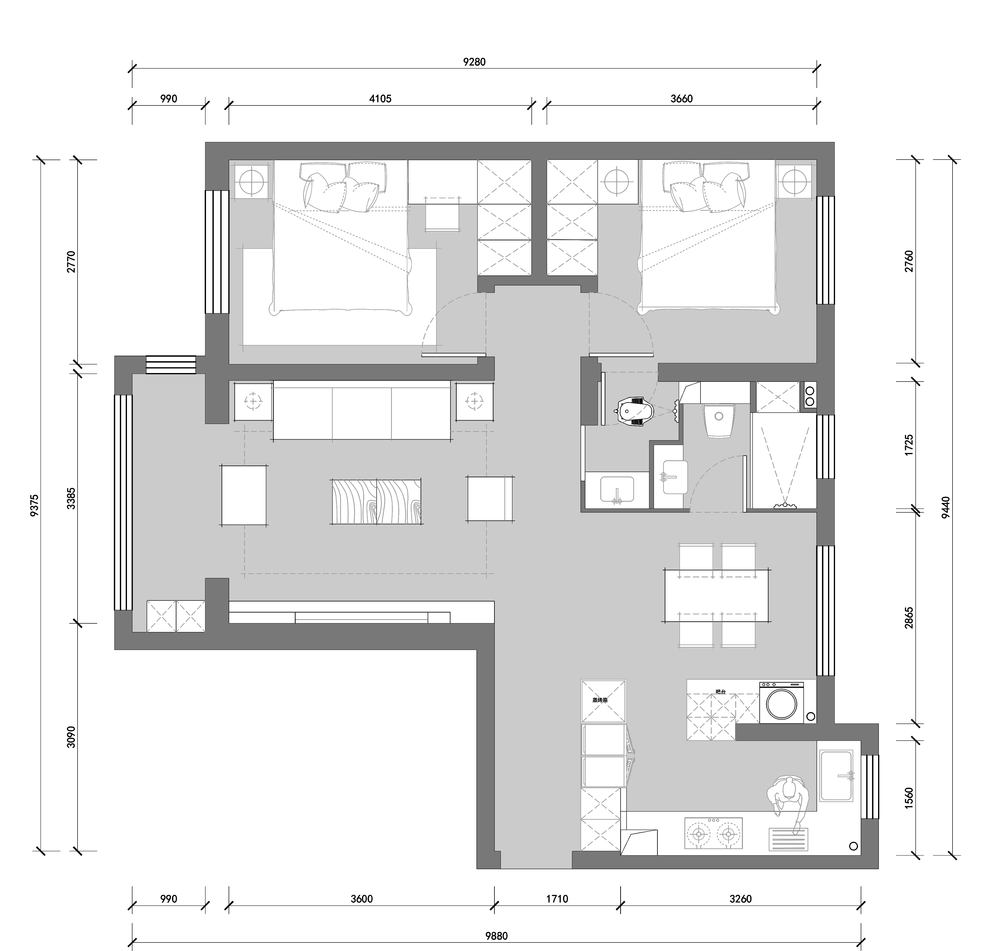 小户型交给大聪明丨中国河北丨李金洪-17