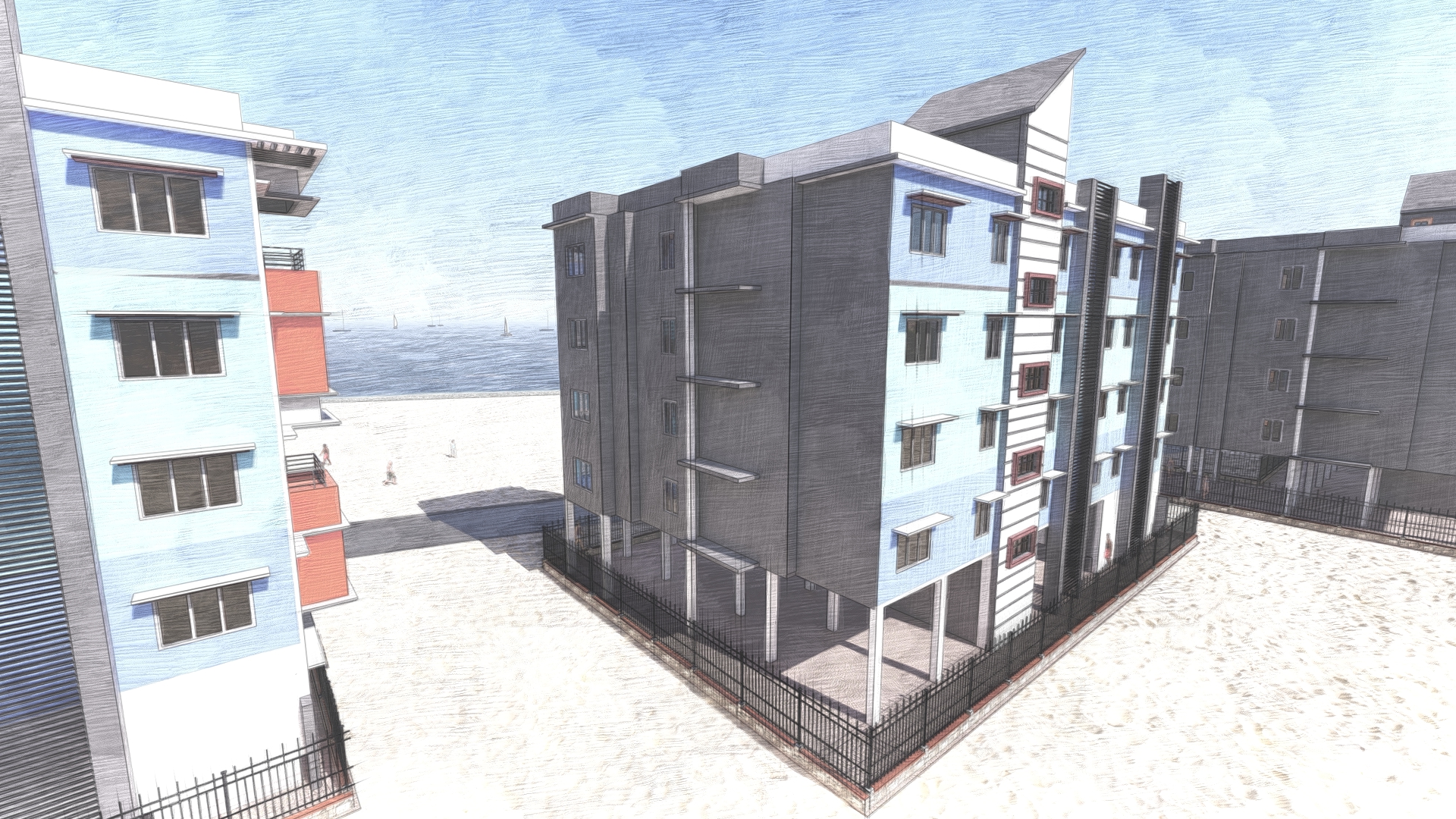 Revit Design Building House-4