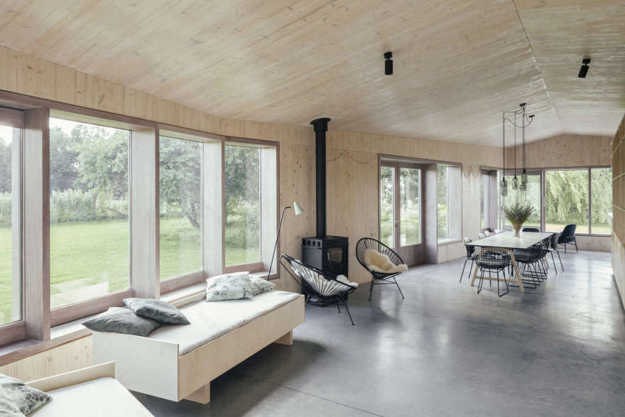 比利时丘陵景观中的 CLT 度假小屋-18