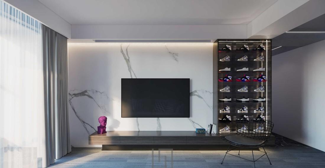 
80m²平层公寓 有温度的三口亲子之家 -4