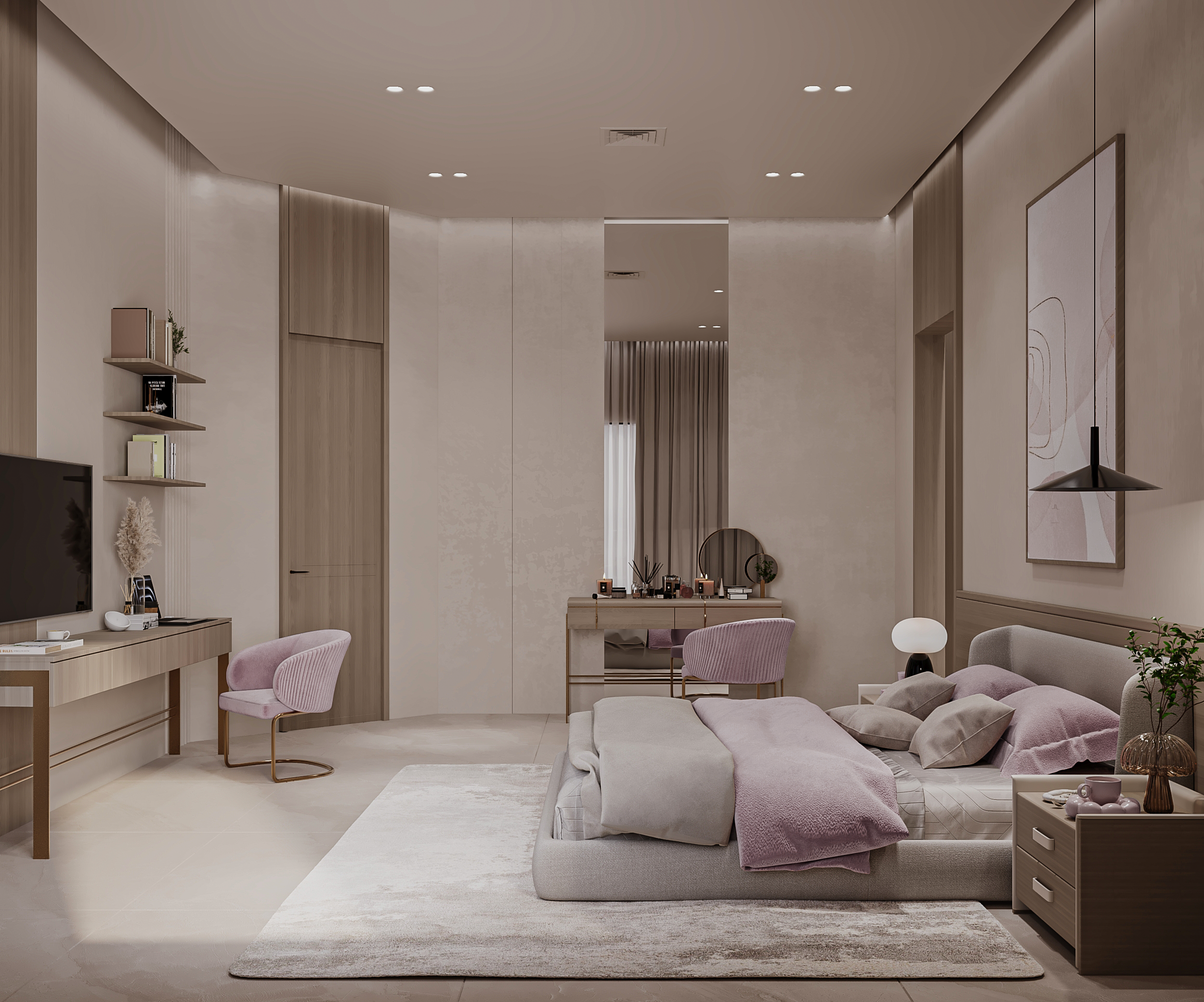 Purple Girl bedroom-1