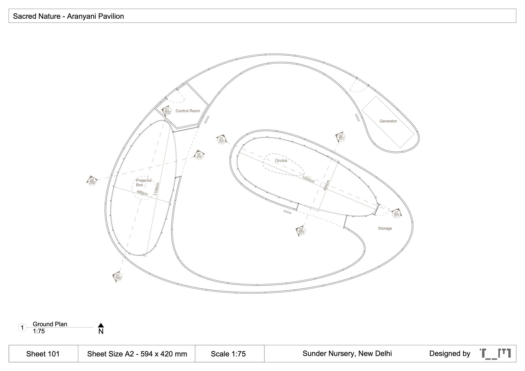 阿拉尼雅尼亭阁丨印度新德里丨T_M.space,Tara Lal-31