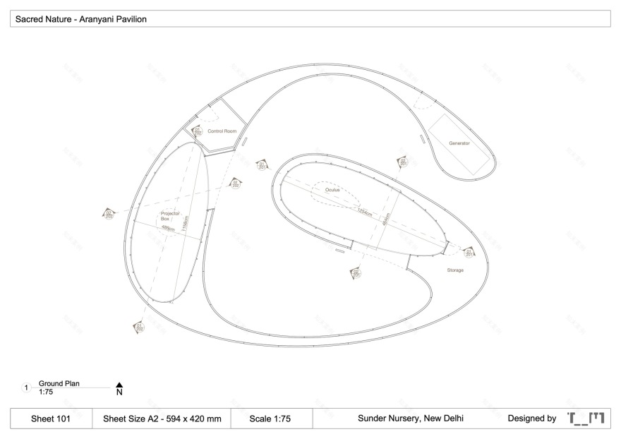 阿拉尼雅尼亭阁丨印度新德里丨T_M.space,Tara Lal-31