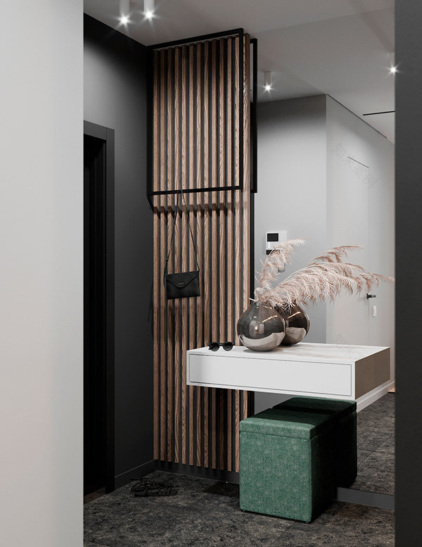 墨绿色+高级灰,诠释简约自然格调 | Alina Ursova-13