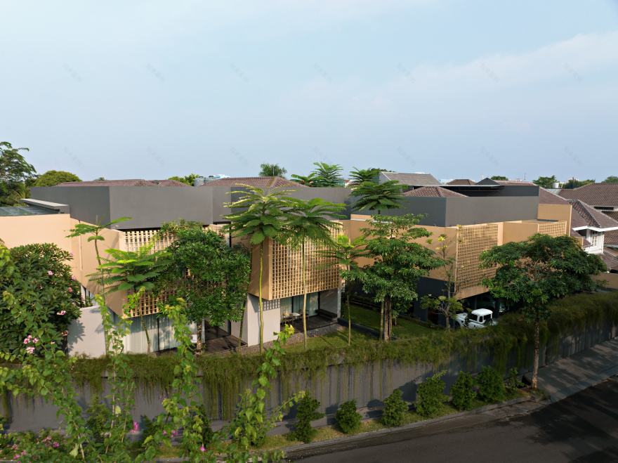 坚毅格栅屋丨印度亚南丨Gets Architects-43