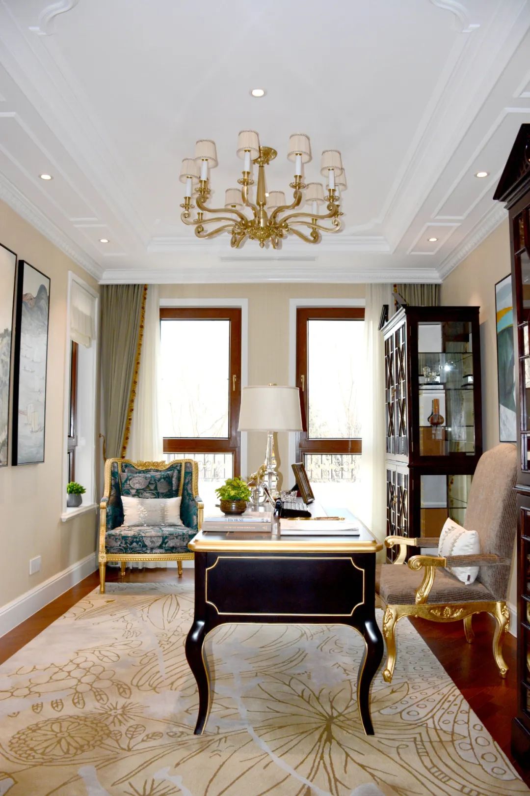 邦成·宫园墅法式轻奢风室内设计丨中国包头丨众诚装饰-39