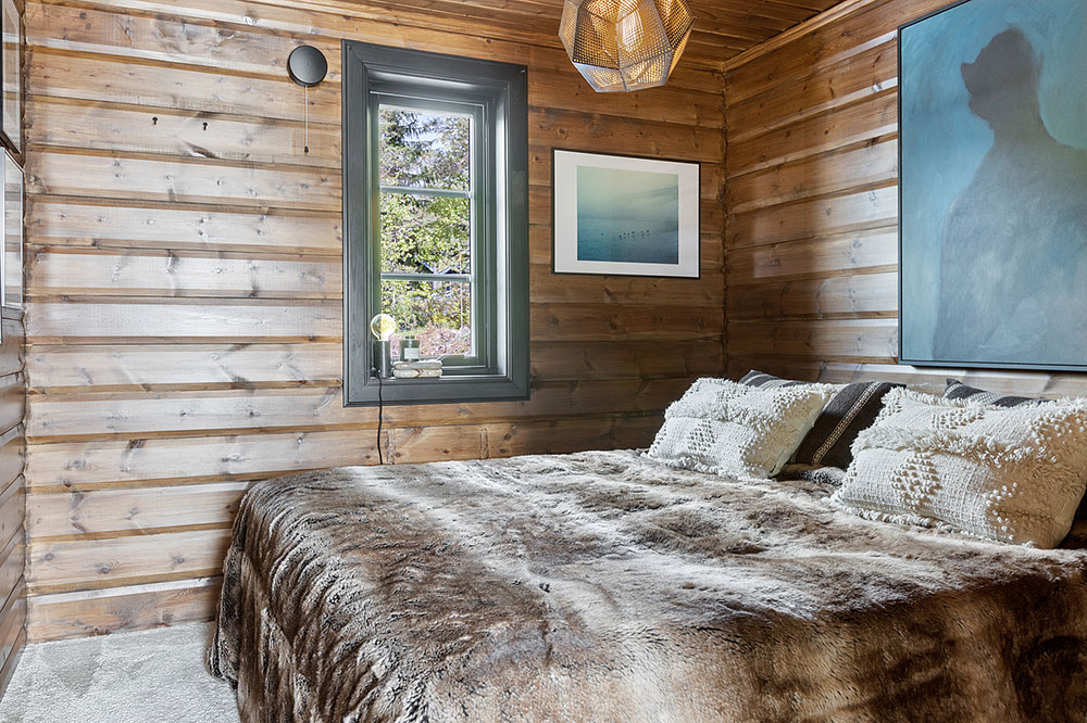 瑞典时尚对比风格小木屋设计-9