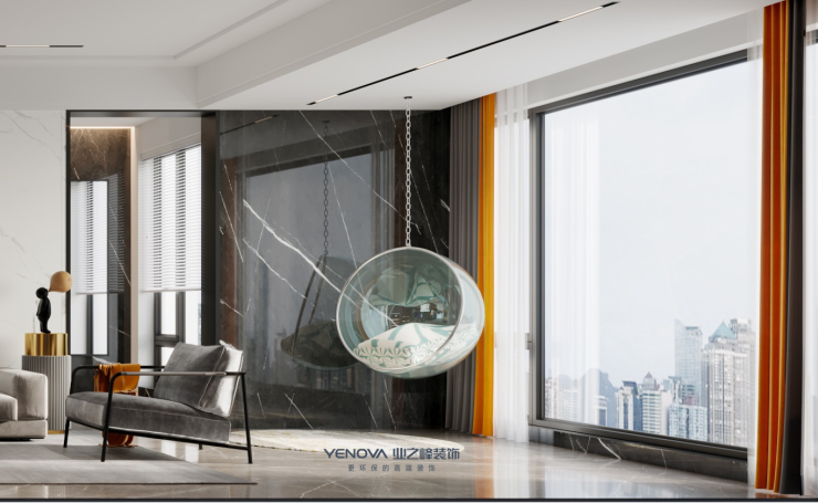 中环丰锦 150㎡现代轻奢,品质生活与设计的完美融合-24