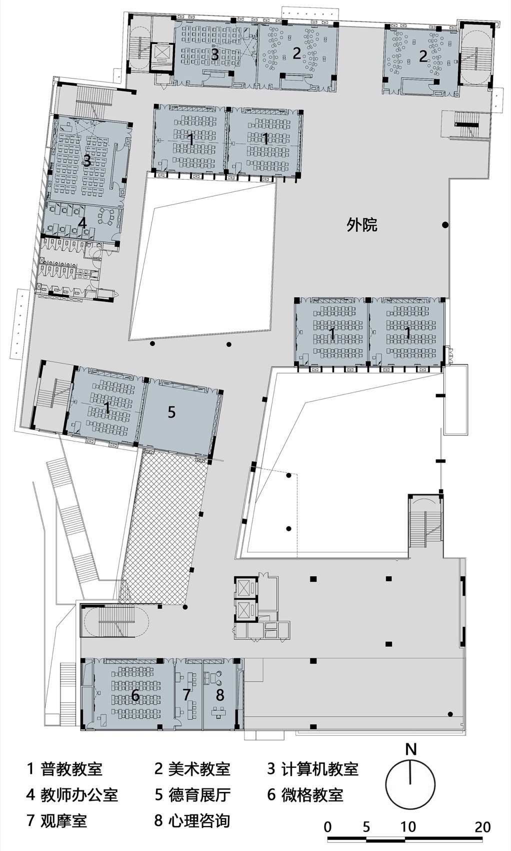深圳市龙华区福城实验学校 / 深圳大学建筑设计研究院 “钟中+钟波涛”工作室-111