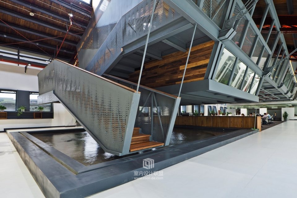 杜兹设计丨丨一艘悬浮的“战舰” – 幸福码头8号楼空间改造项目，上海-11