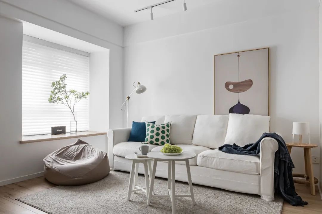 60㎡小公寓 LDK 一体化，主卧变客厅，功能齐全且明亮舒适-22