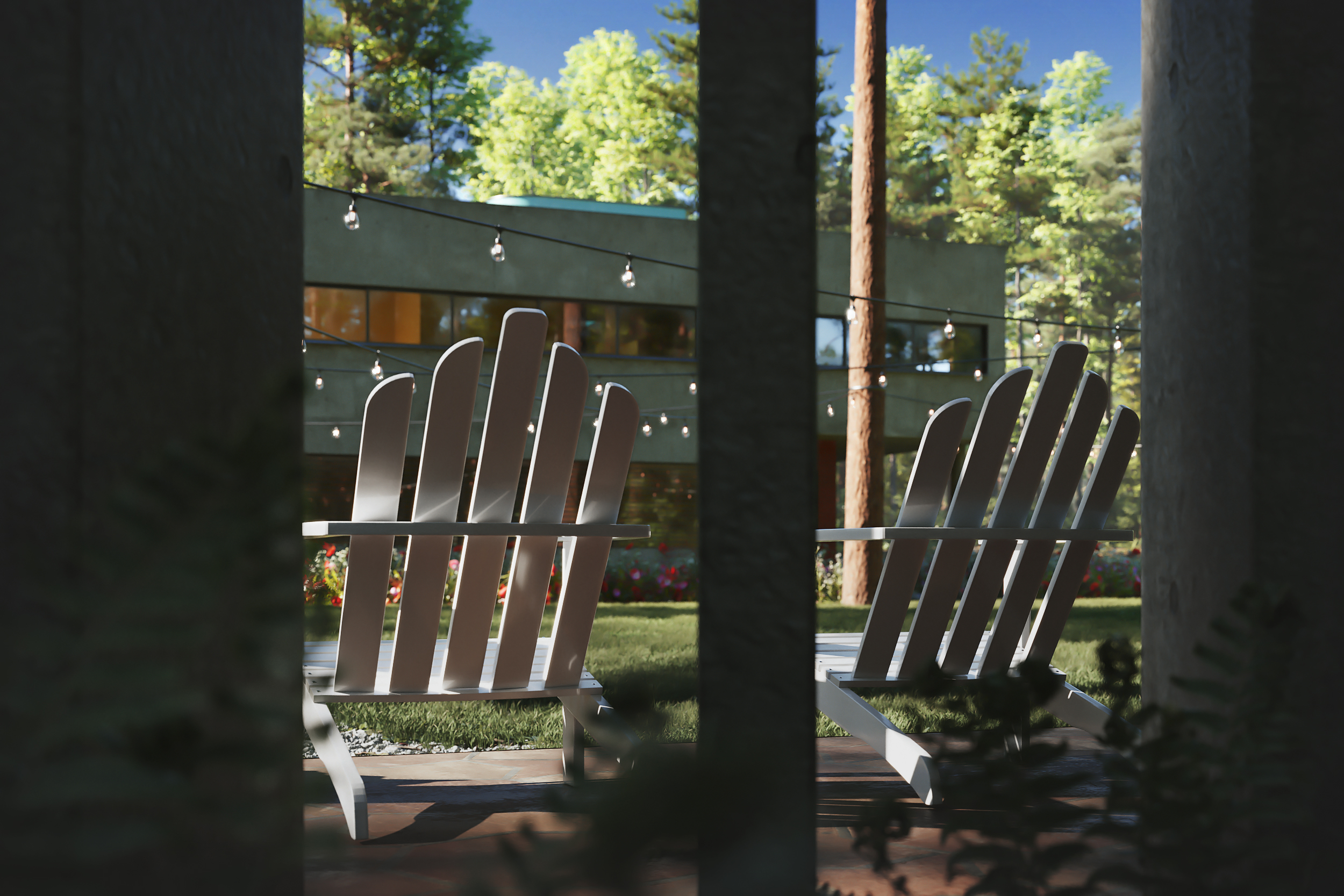 VILLA SAVOYE in the forest-8