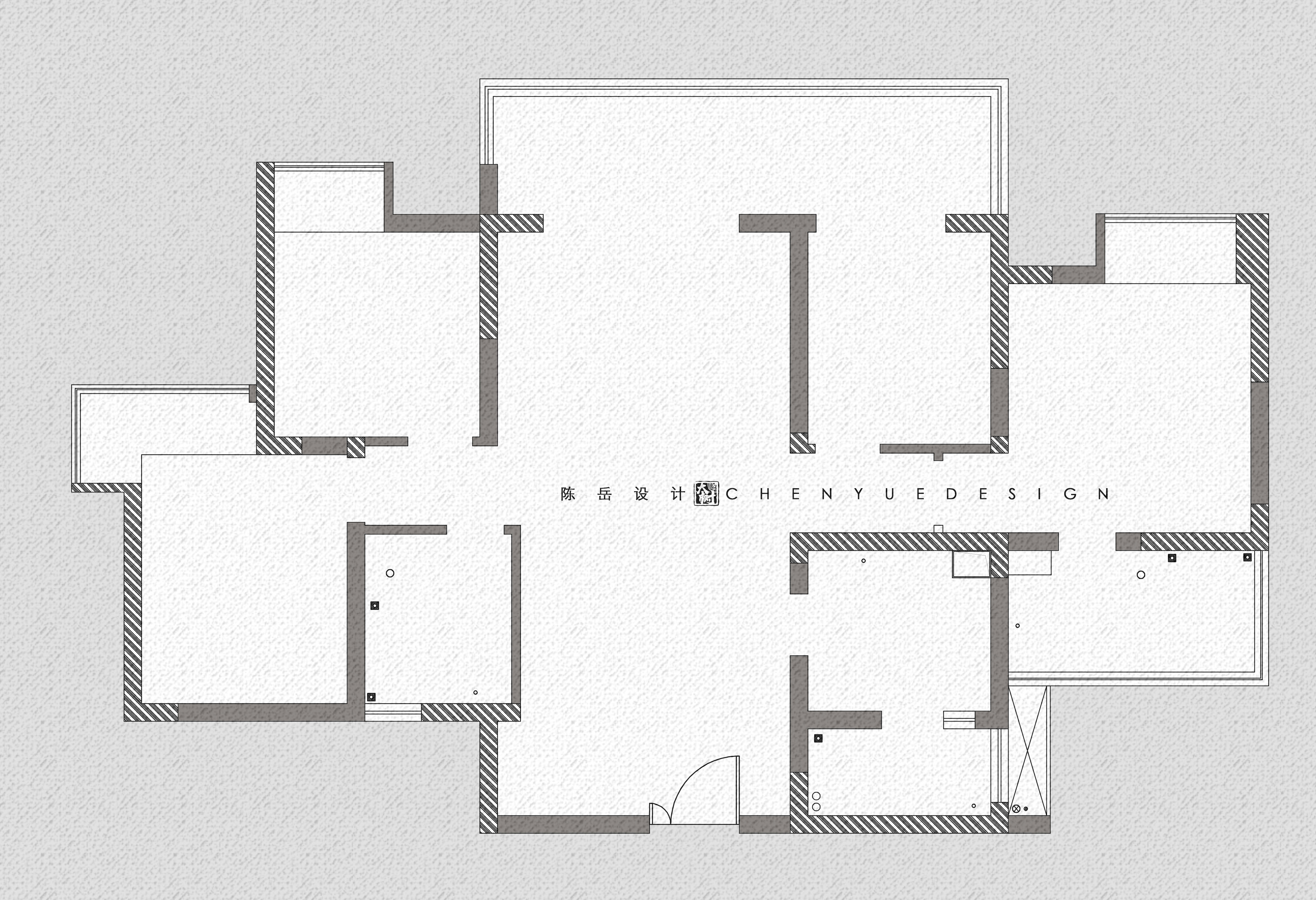 凯德世纪名邸东亭 126㎡设计丨中国成都丨陈岳原创设计-4