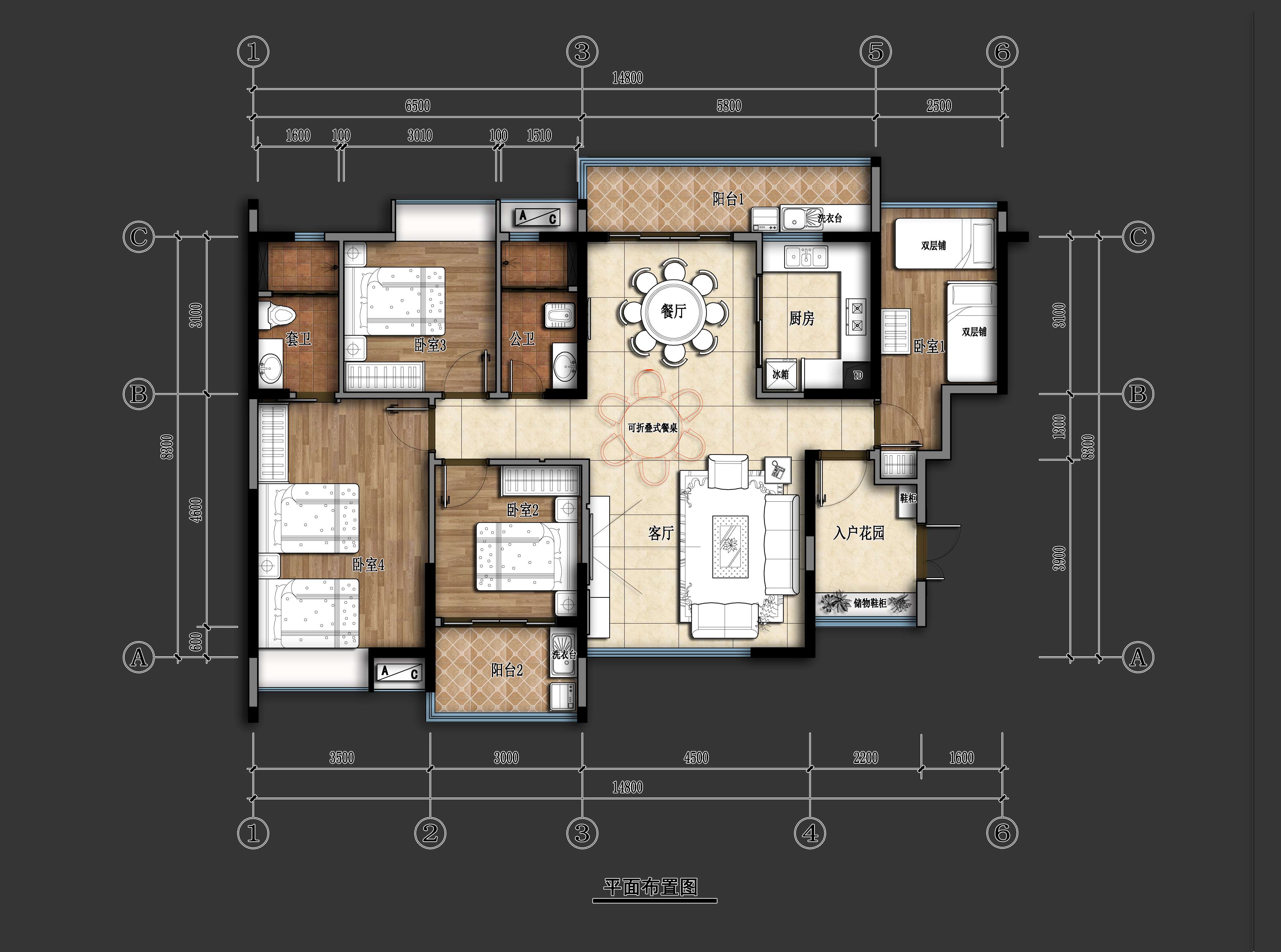 宿舍室内设计提案-0