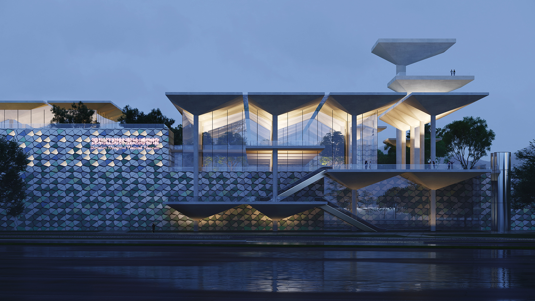 深圳红树林湿地博物馆方案设计及建筑与景观专业初步设计·红树十二境丨中国深圳-87