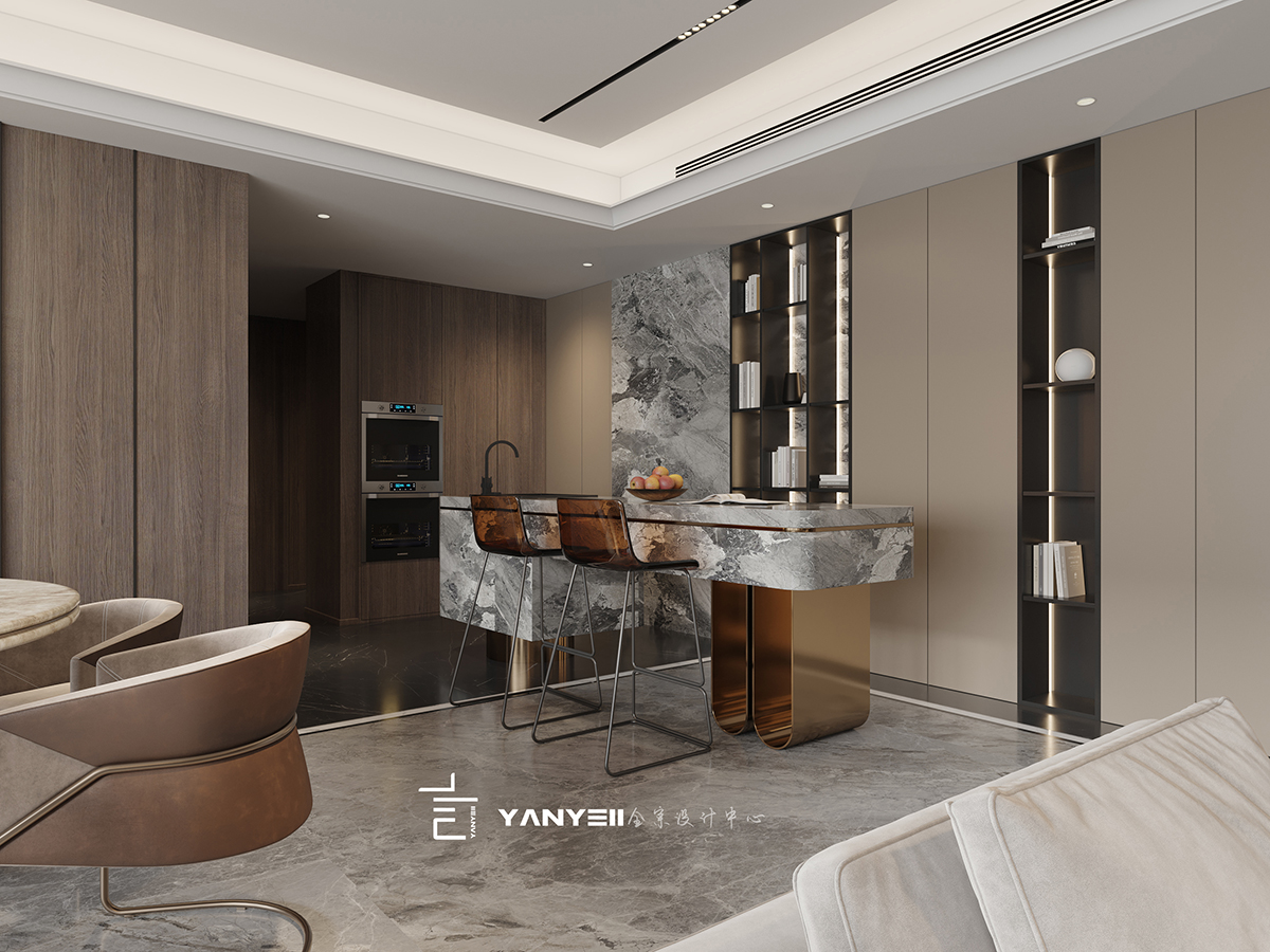 杭州东潮府现代意式轻奢案例丨中国杭州-15