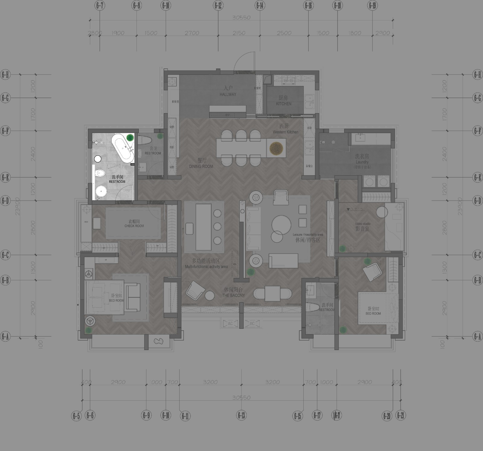 传统材料演绎现代生活美学 | 私人住宅设计案例-28