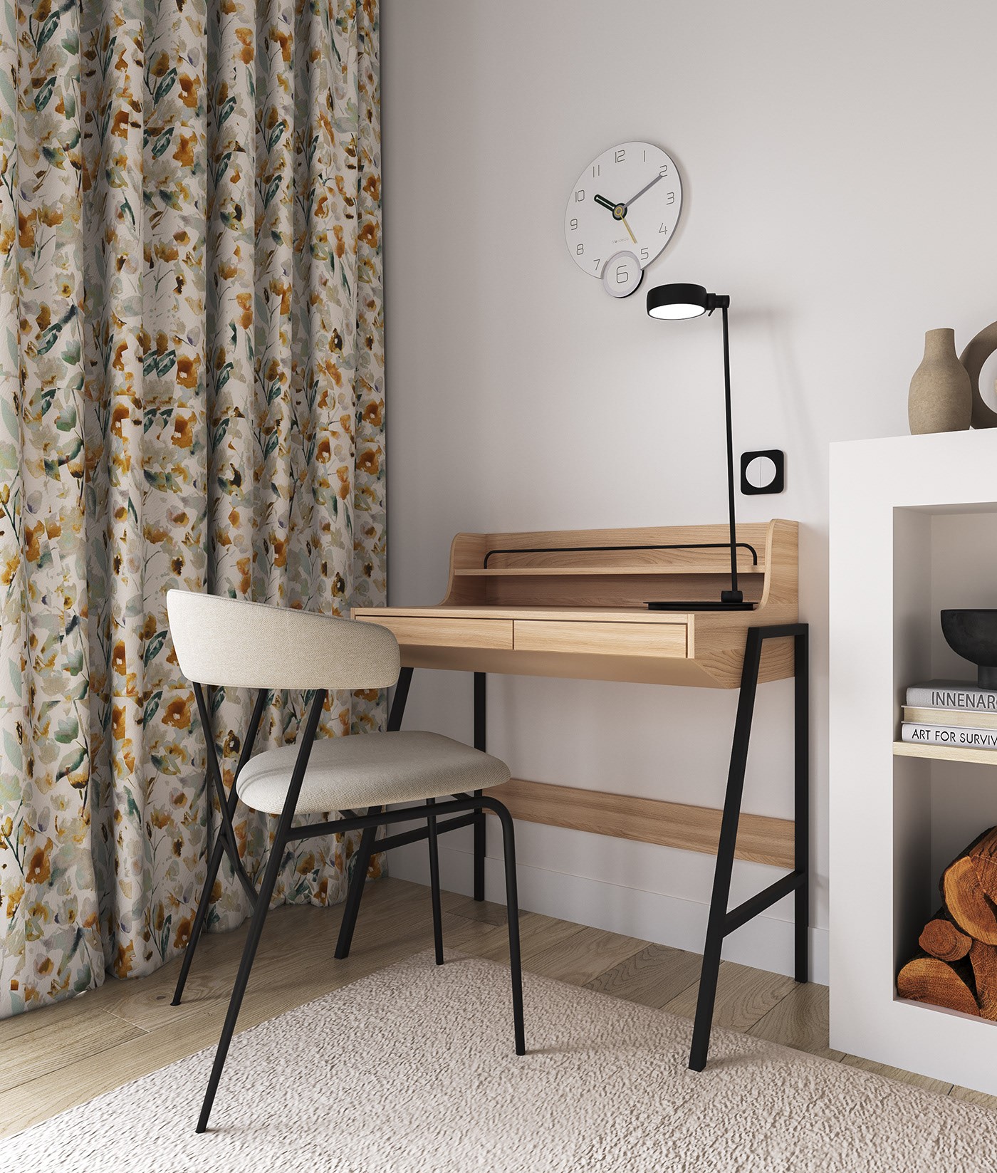 浅色系公寓设计 很舒适的住宅-8