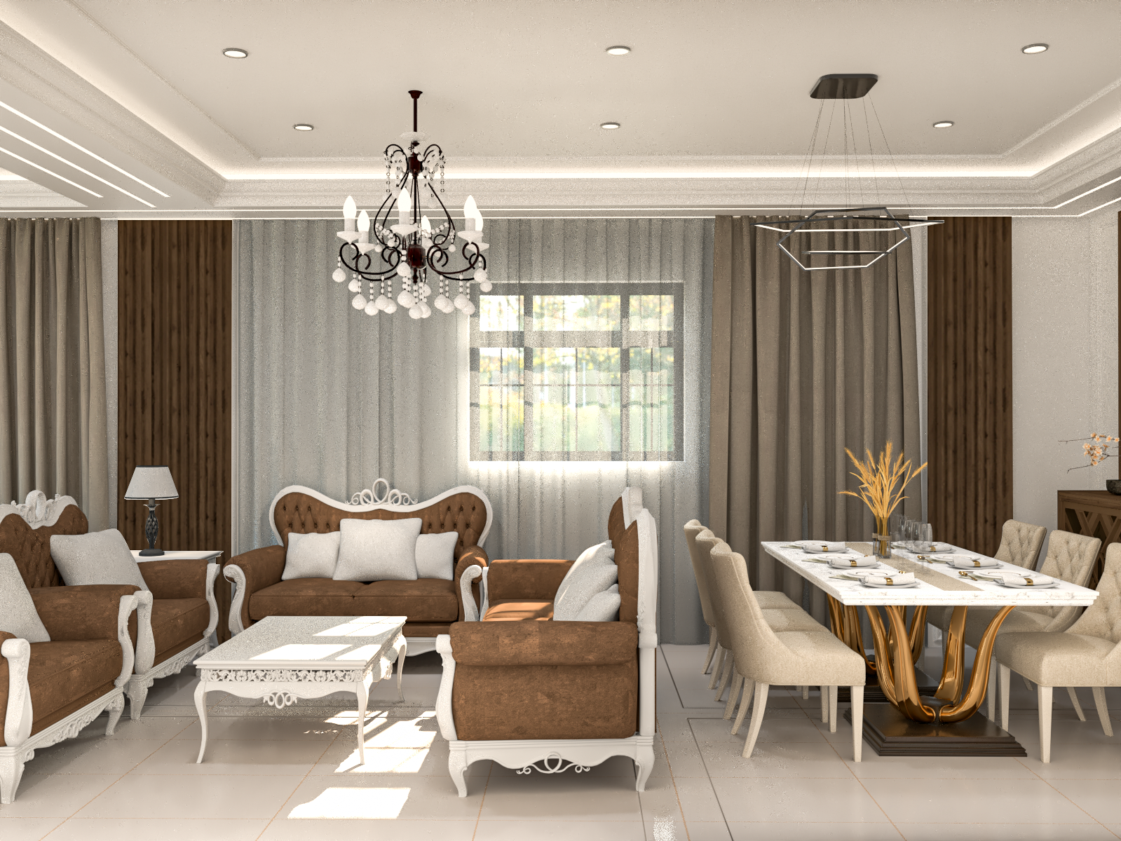 Modern Classic Apartment Interior Design-1