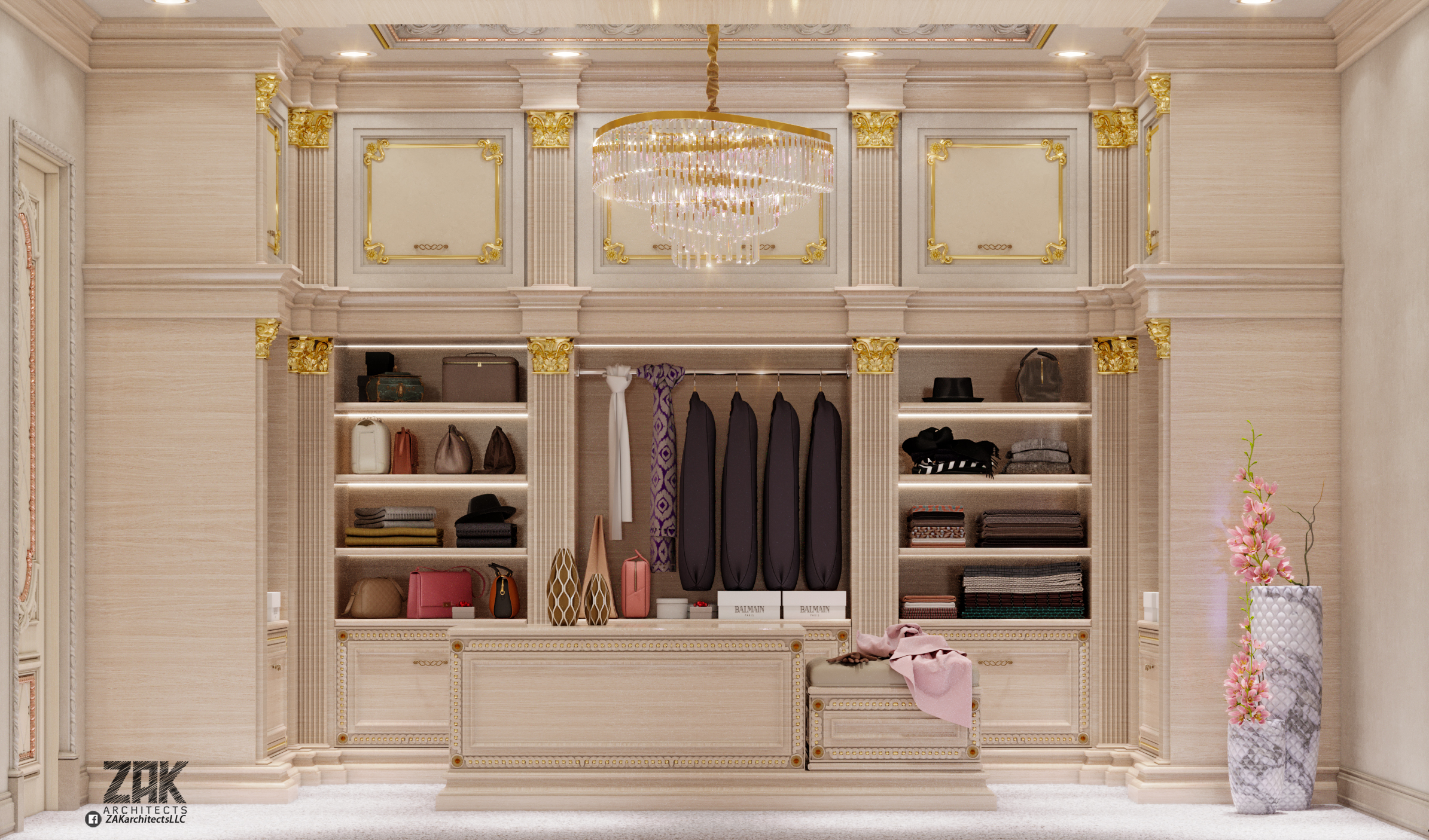 经典主卧室室内丨阿曼丨ZAK Architects-7