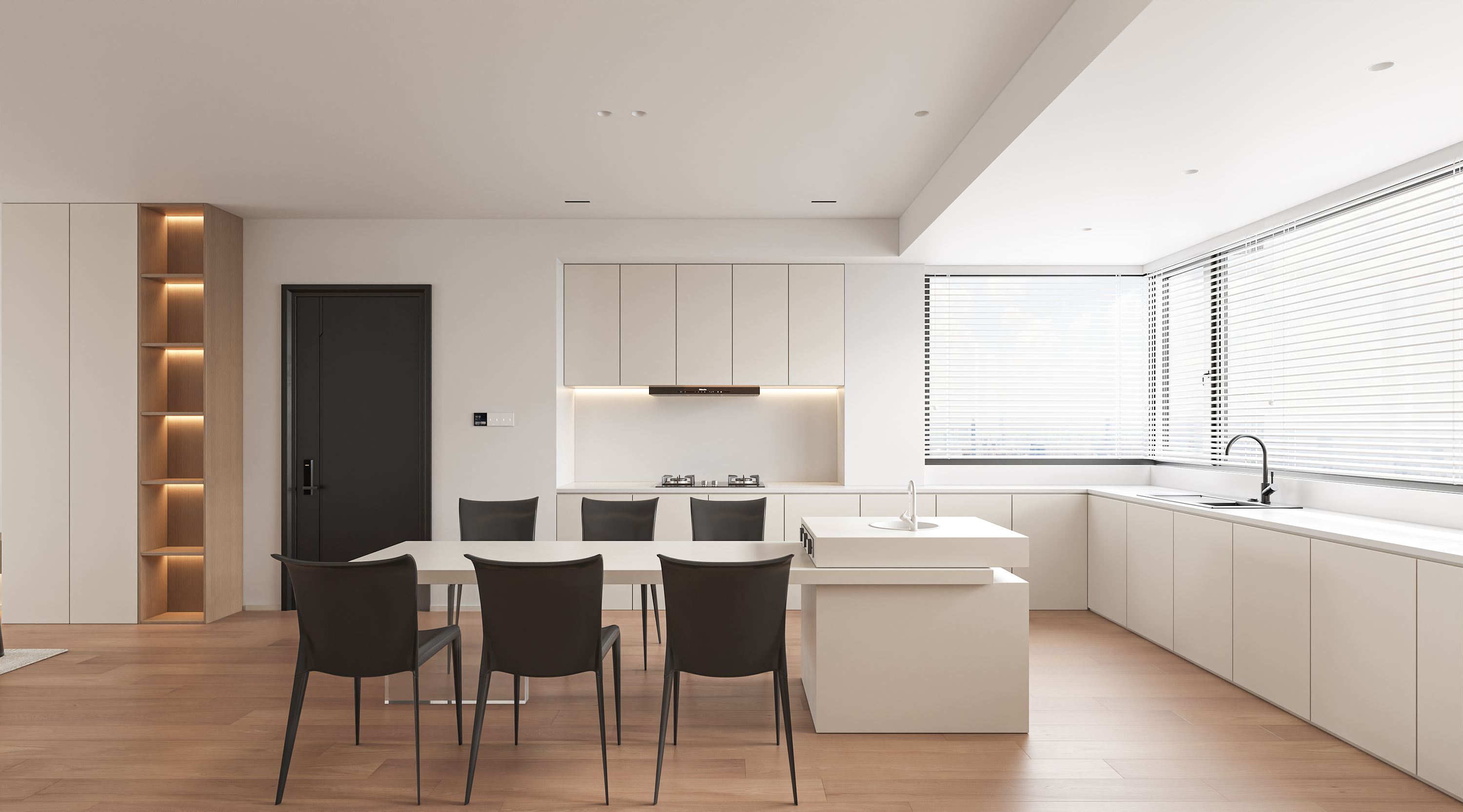 原木风平层效果图表现-11