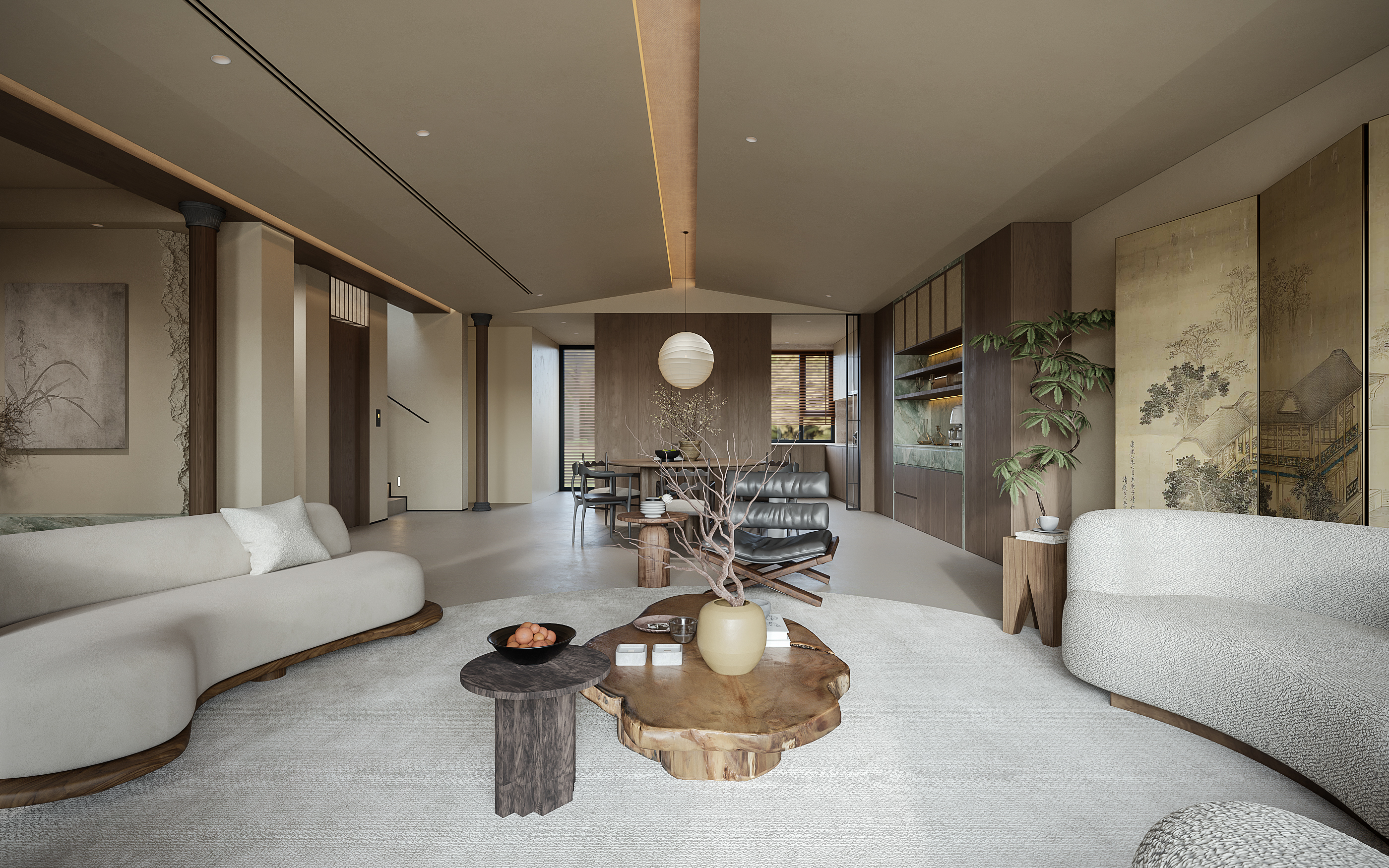 现代混搭风格效果图表现-10