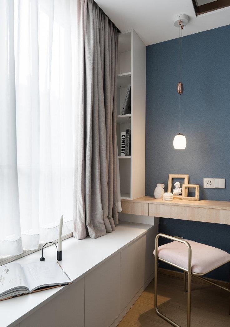 纯净蓝白小北欧,现代简约风典范-30