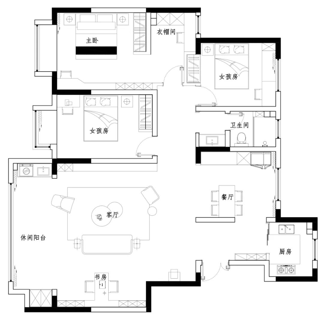 现代简约风打造 150㎡宁静空间-26
