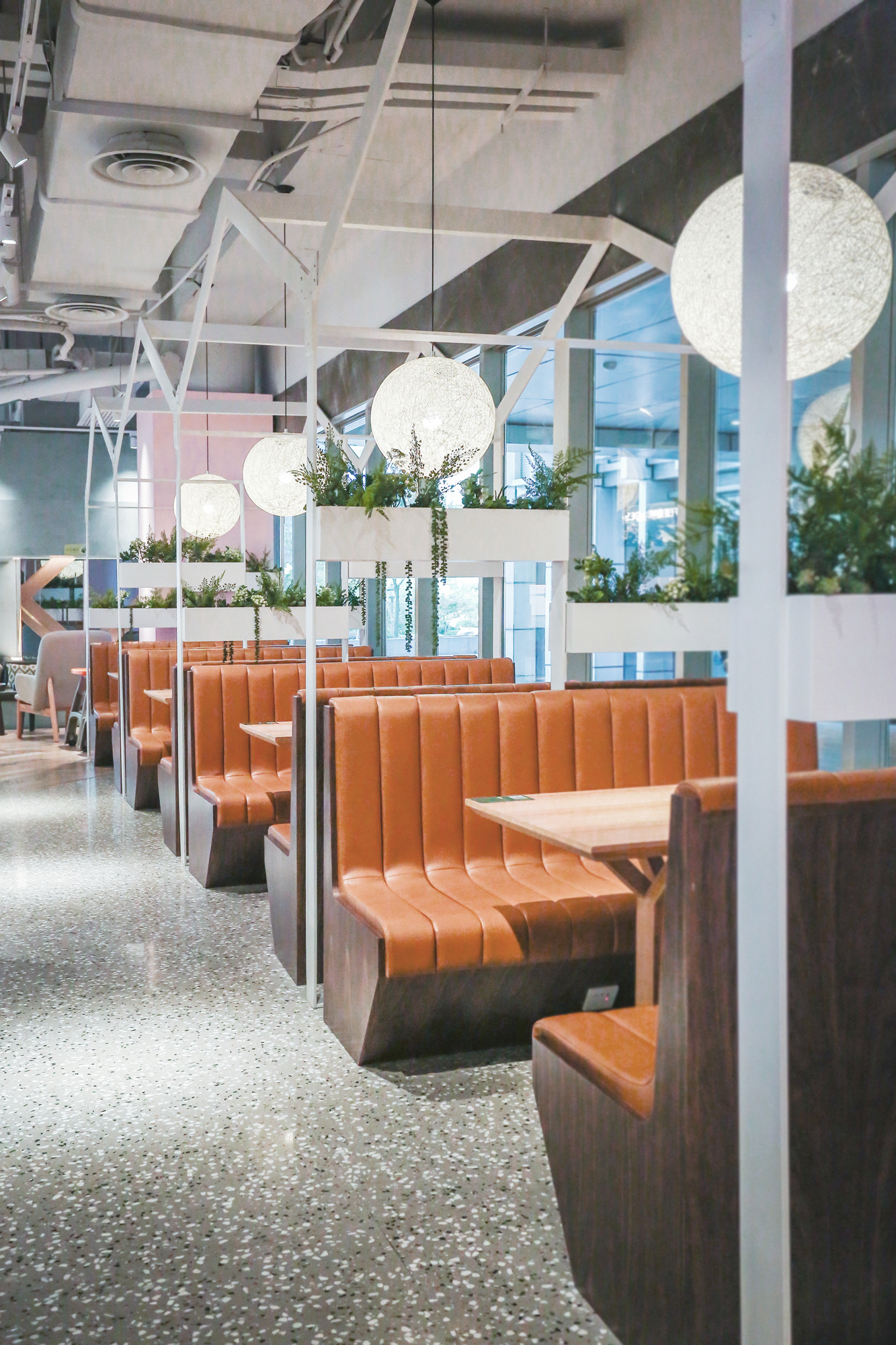 Eshine 粉色迷雾中的健康有机餐厅-6