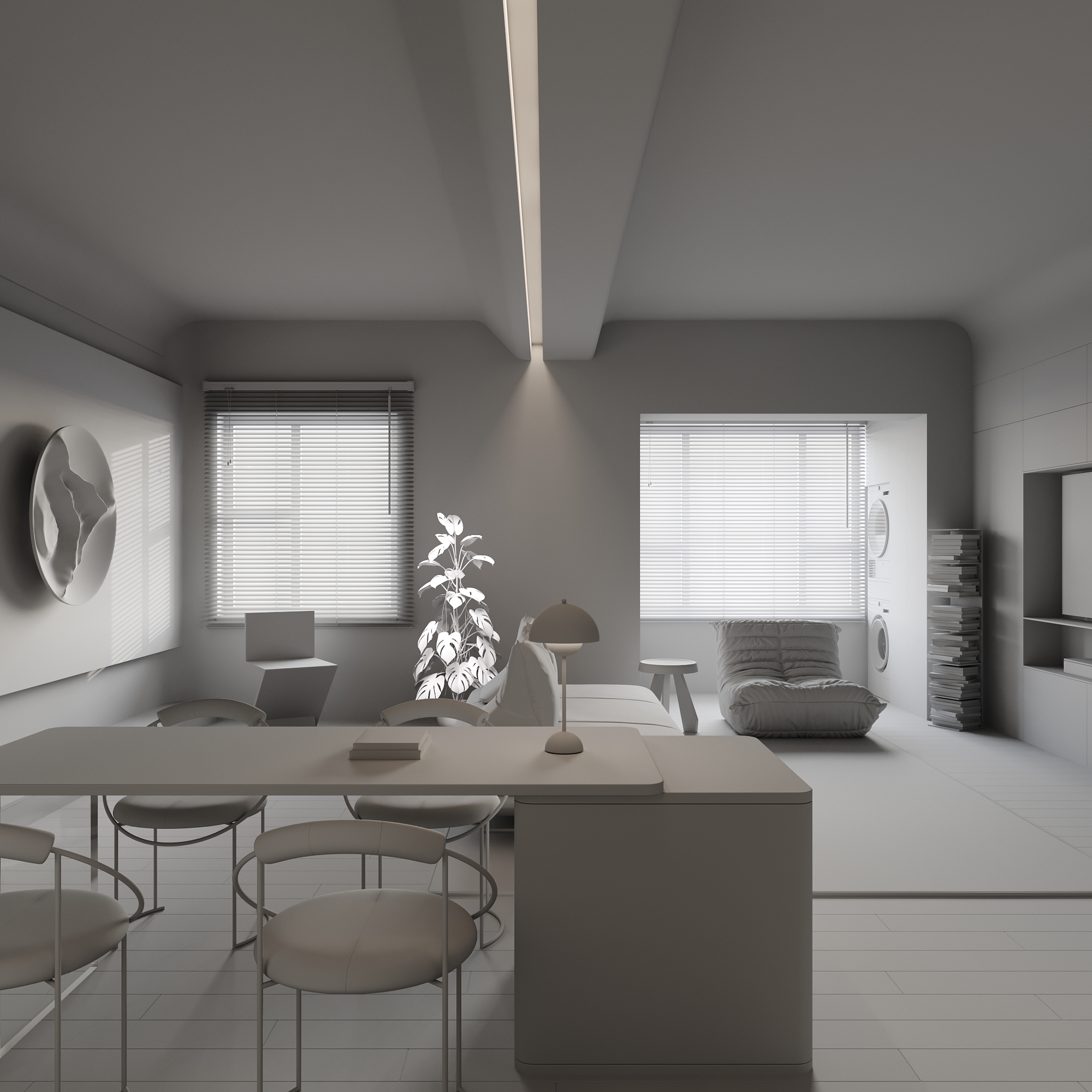 AM78｜现代简约客餐厅丨CR 训练营-18