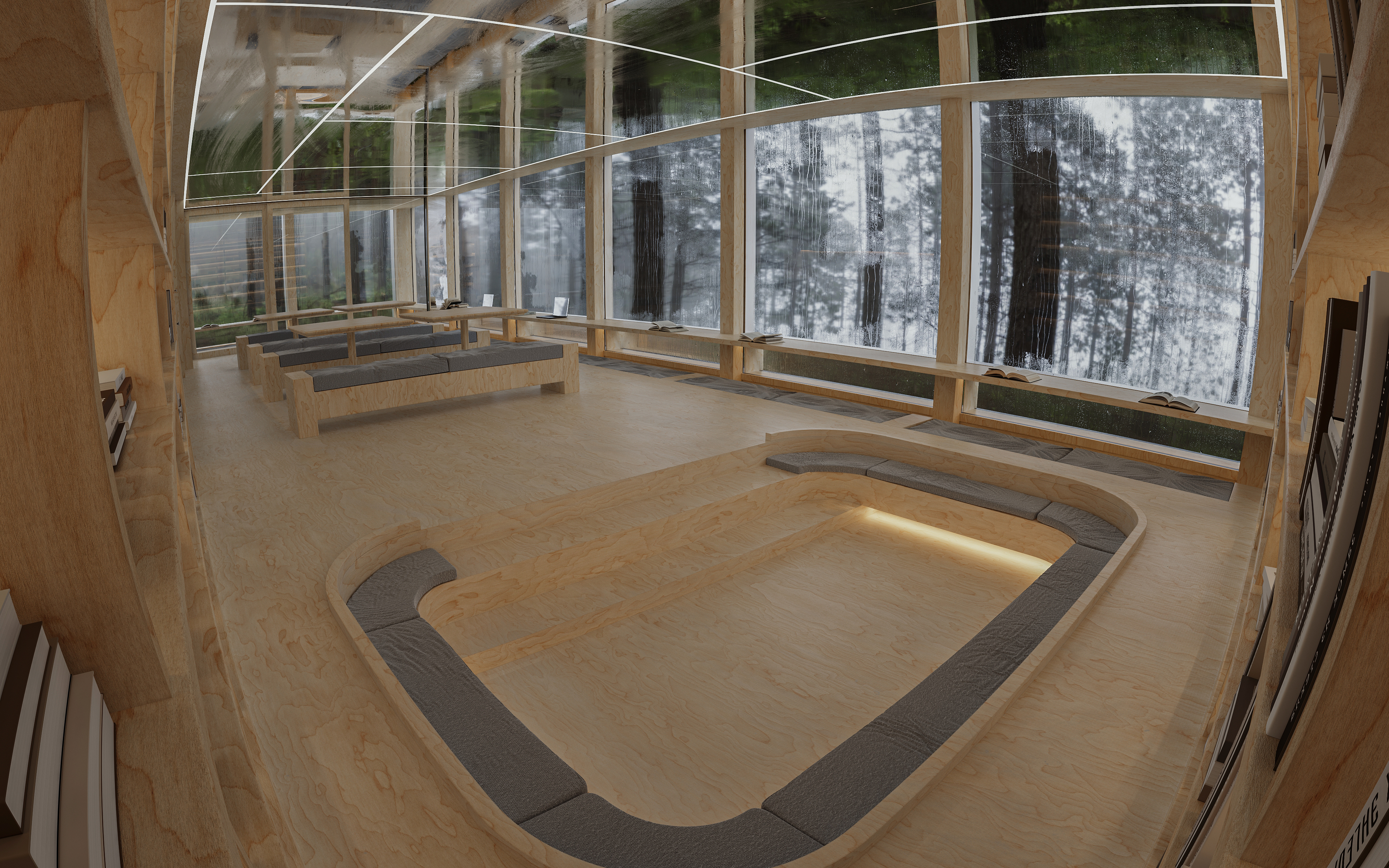 「室内表现进阶训练营」第一期 原木聚会小屋-15