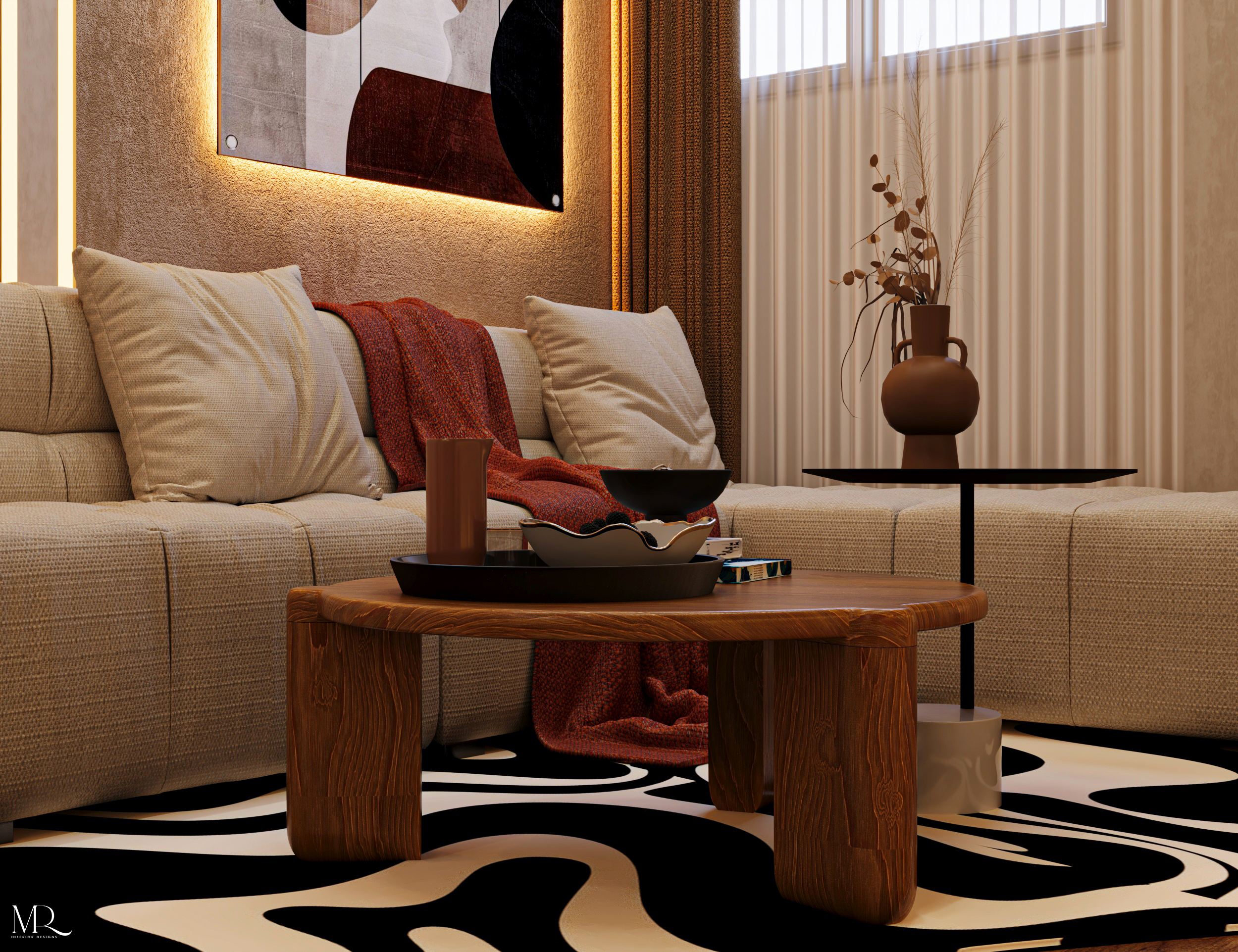 39平方米工作室接待区与厨房设计丨埃及开罗丨Mariam Refaat-13