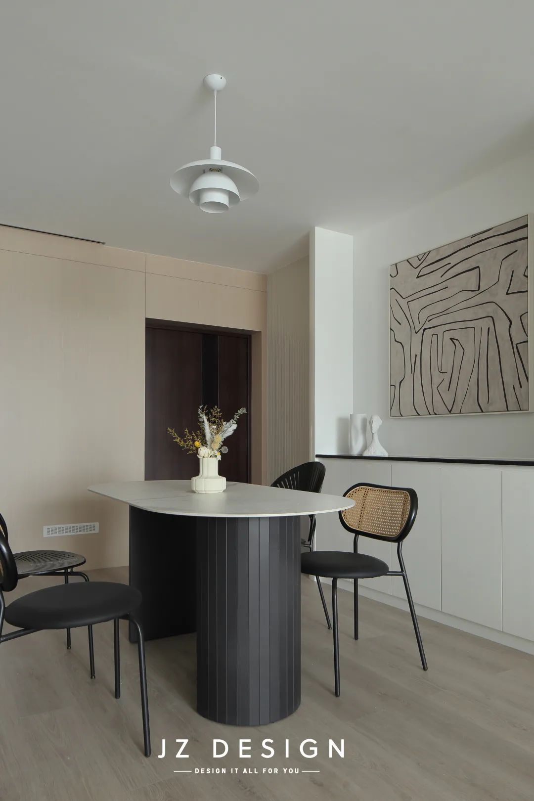 奶油色空间营造恬静温柔的居家氛围丨中国德阳丨憬致 | Design-35