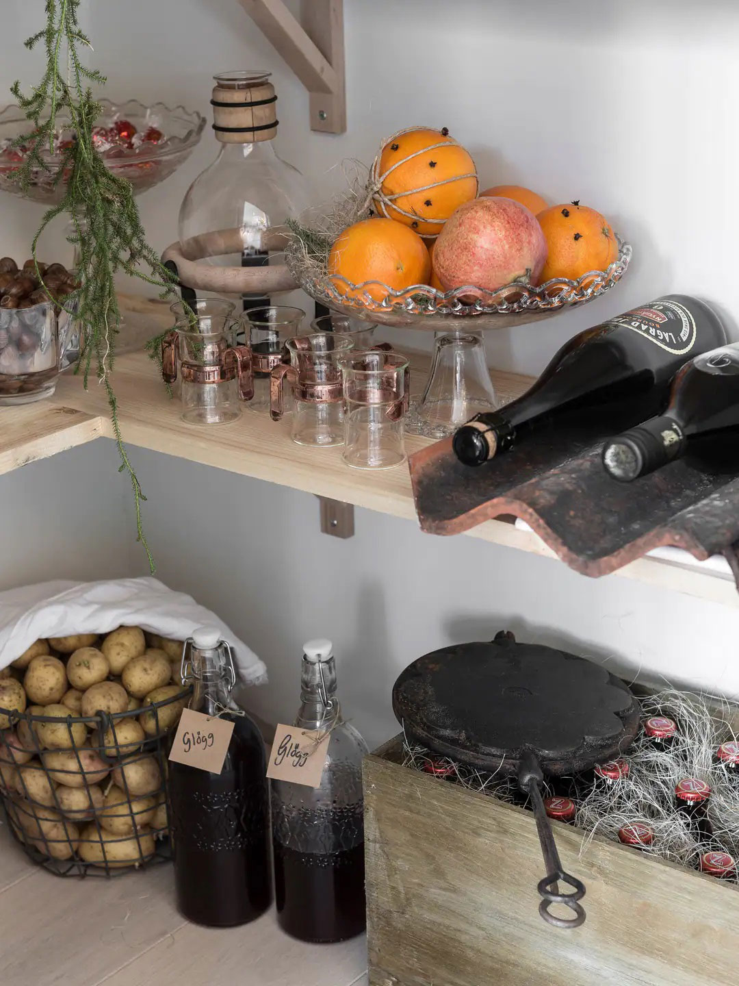 瑞典斯德哥尔摩冬季小屋的节日装饰-6