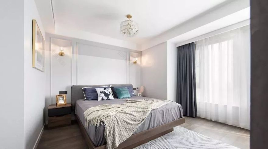 96㎡现代北欧风大套间,温馨时尚家居设计-45