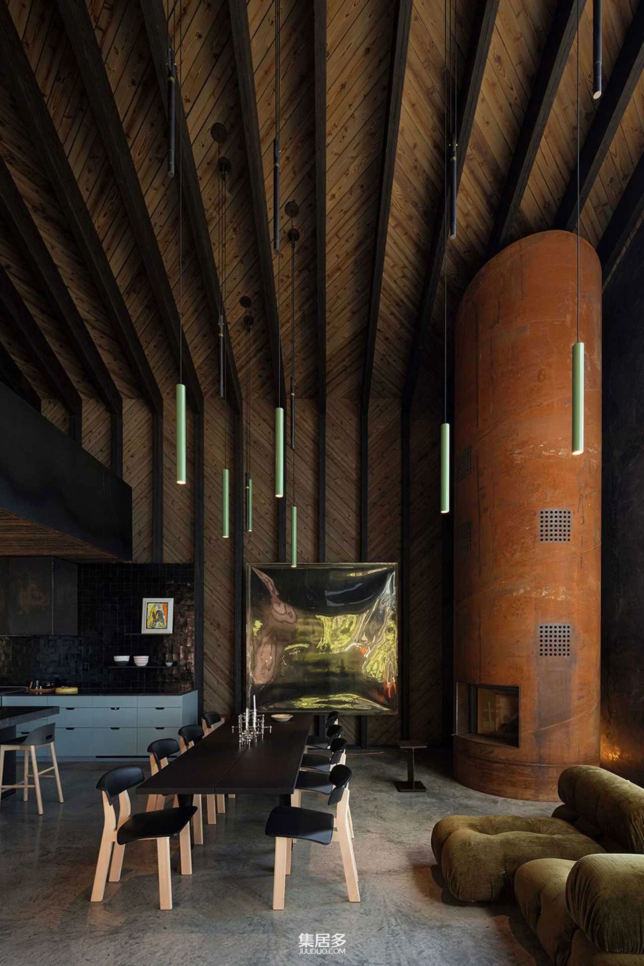 加拿大湖边惊艳的现代住宅丨M 安全建筑工作室-13