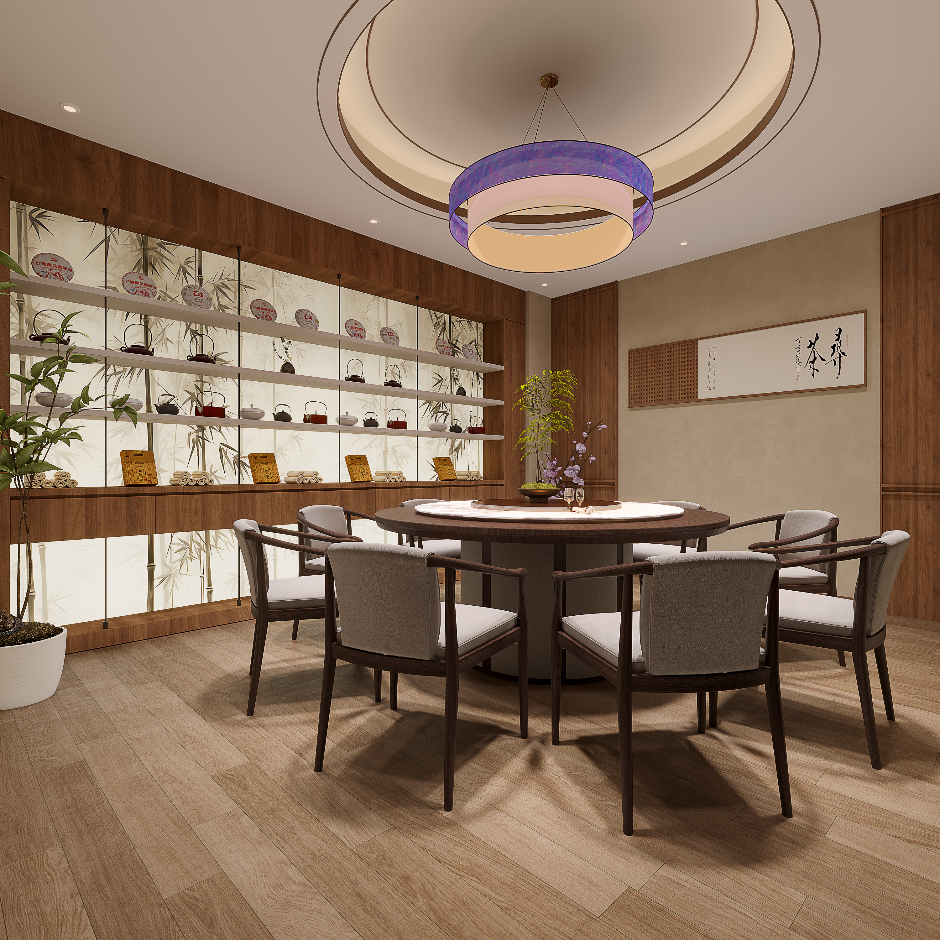 宋式美学风茶室-5