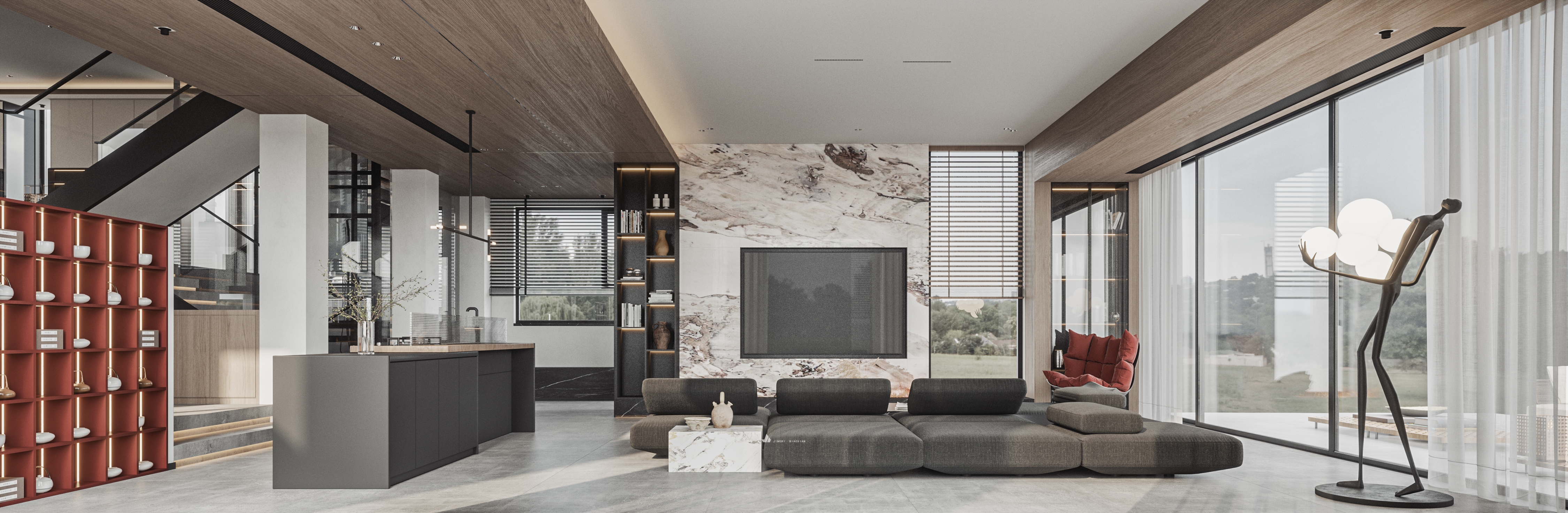 现代简约公寓设计-9