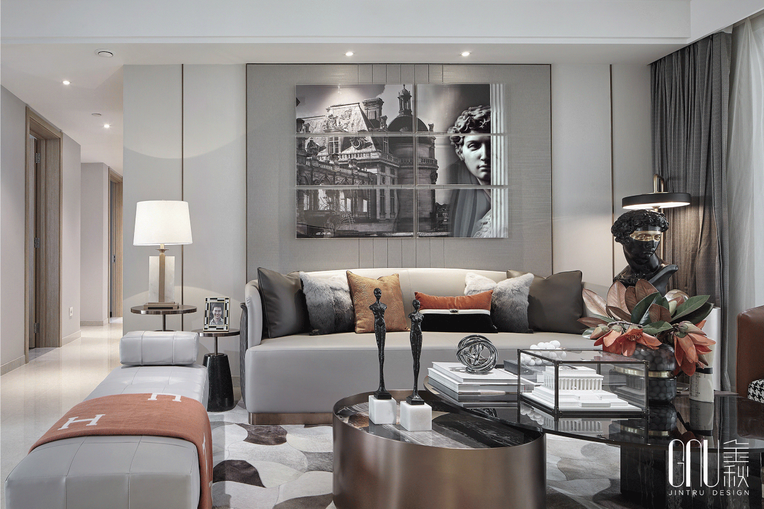 GNU金秋设计作品 | 对西方雕塑艺术在现代空间的美学思考-8