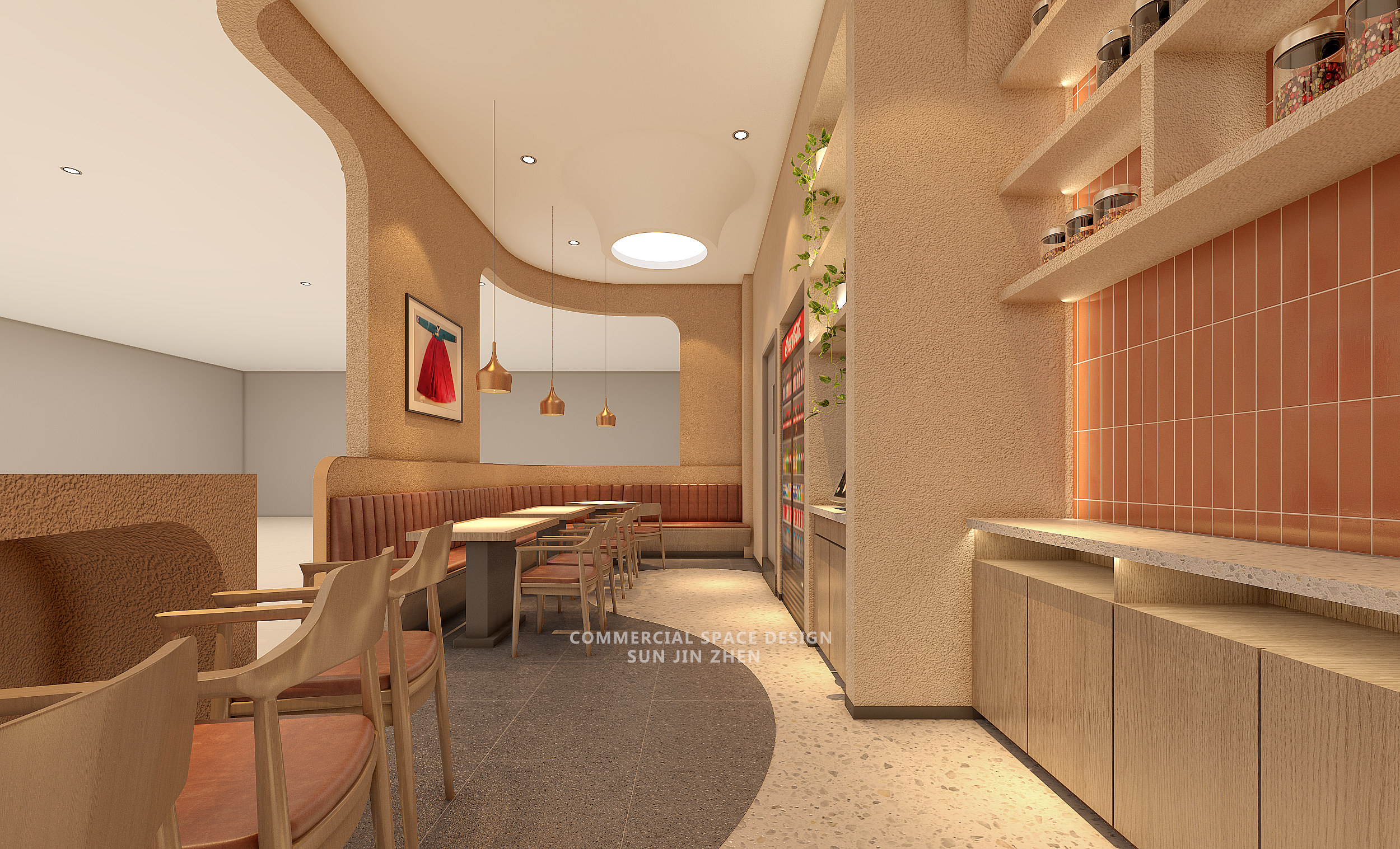 五棵松万达参鸡汤店丨中国北京丨孙金甄（北京）室内建筑设计有限公司-11